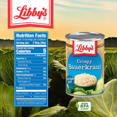 Libby's sauerkraut on hot dog enhancing savory flavors
