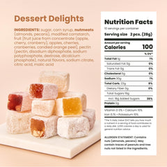 Liberty Orchards Turkish Delight lemon slice close-up, bright and refreshing treat.