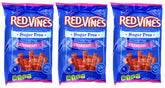 Licorice Sugar-Free Strawberry Twists pack with three sticks, ideal for portion control and gifting.