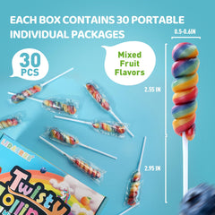 LIDATREE mixed-fruit flavor twists—vibrant fruit notes, appealing to kids.