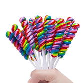 LIDATREE rainbow lollipops twist for colorful party treats and easy sharing.