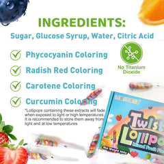 LIDATREE Twisty Lollipop 12g—handy size for quick snacking and sharing.