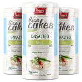 Lieber's Rice Cakes in whole-grain brown rice for a crunchy, wholesome base