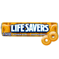 Life Savers Butter Rum hard candy roll for lunchboxes and sharing.