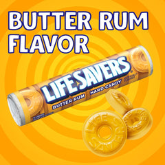 Life Savers Butter Rum candy as lunchbox snack for kids and adults.