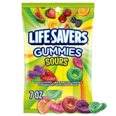 Life Savers Sour Gummy Candy Box displaying assorted flavors for sharing