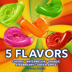 Life Savers watermelon gummy candies with bright color