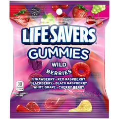 Life Savers Wild Berries gummy bags offer shareable fruity snacking on the go.