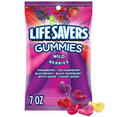 Life Savers Wild Berry gummies in a box for convenient on-the-go snacking.