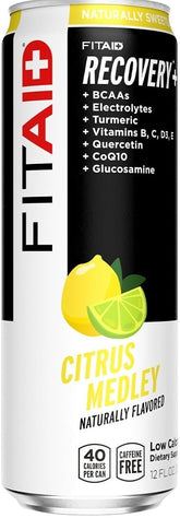 LIFEAID FITAID bottle front view showing clean design for post-workout recovery.