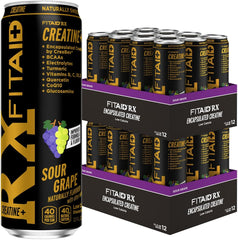 LIFEAID FITAID RX can front showing clean formula for post-workout recovery.