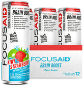 LIFEAID FOCUSAID ZERO SUGAR front can view highlights zero sugar and clean energy