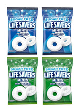 Life Savers Pep-O-Mint bag with crisp mint flavor for fresh breath on the go.