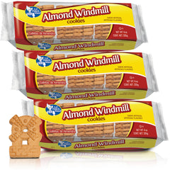 Lil Dutch Maid Almond Bar Cookies pack shot highlights convenient 3-pack for sharing.