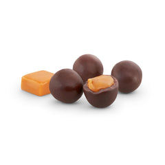 Lily's caramels ingredients close-up shows stevia sweetness