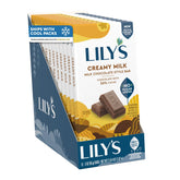 LILY'S Creamy Milk Chocolate Style no sugar added bar bulk box – shareable gift.