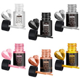 Limino edible glitter paint in gold adds radiant shimmer to cakes and cookies.