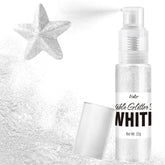 Limino edible glitter spray bottle close-up showing a metallic shimmer for desserts.