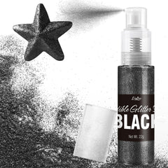 Limino edible glitter spray bottle provides precise application for shimmering drinks.