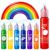 Limino rainbow food color set in squeeze bottles for vibrant cake decorating