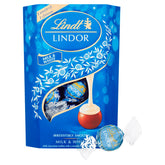 Lindt Lindor Milk & White Truffles 200g pack, smooth indulgence for sharing.