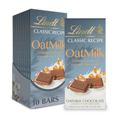 Lindt Classic OatMilk Salted Caramel Bar pack with creamy oat chocolate and salted caramel crunch