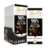 Lindt Excellence 90% cacao bar wrapped, ideal for gifting and savoring bold chocolate
