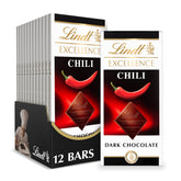 Lindt EXCELLENCE Chili Dark Chocolate Bar pack shot, ideal for gifting.