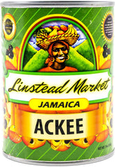 Linstead Market Ackee 19oz can front label highlights premium ingredients for versatile meals.