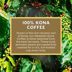 Closeup of Lion Coffee 24K Gold Roast roasted beans showing premium quality.
