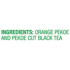 Lipton Black Tea tea bags closeup showing rich leaves