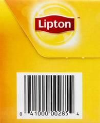 Lipton Black Tea tea bags close-up, highlighting premium flavor potential.
