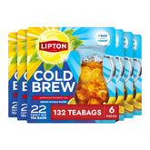 Lipton Cold Brew tea bags packaging for easy cold-brew preparation