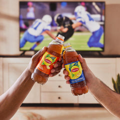 Lipton Diet Georgia Peach Iced Tea zero sugar with 5 calories per bottle