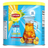 Lipton Diet Lemon Iced Tea bottle showing a refreshing, sugar-free option.