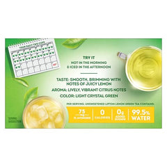 Lipton Lemon Green Tea iced-tea pitcher for refreshing cold brew