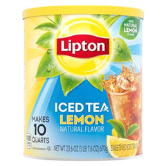Lipton Lemon Iced Tea Mix pack ready for refreshing brews