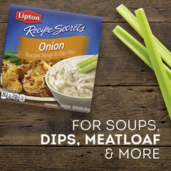 Lipton Recipe Secrets dry-mix closeup highlighting versatile seasoning for quick dishes