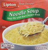 Lipton Soup Secrets Noodle Soup close-up of rich broth and noodles for comfort