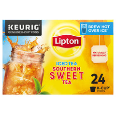 Lipton Southern Sweet Iced Tea K-Cup pod for quick, flavorful iced tea anytime.