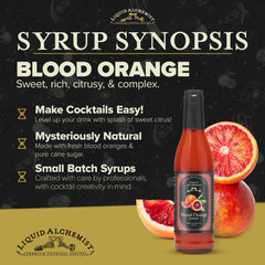 Liquid Alchemist Blood Orange Syrup enhances margarita flavor with citrus.
