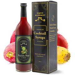 Liquid Alchemist Prickly Pear Syrup bottle – vibrant color for cocktails