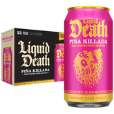 Liquid Death Piña Killada bottle highlights tropical pineapple flavor for refreshing hydration