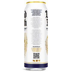 Liquid Death pouring into glass illustrating clear taste and immediate refreshment