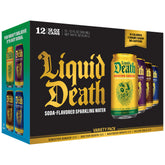 Liquid Death Sinister Ginger can for bold flavor with zero caffeine.