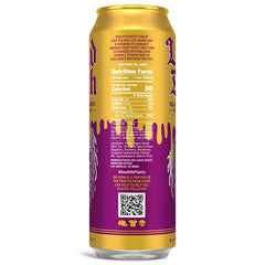 Liquid Death Slaughter Berry iced tea can on ice for a cooling pick-me-up