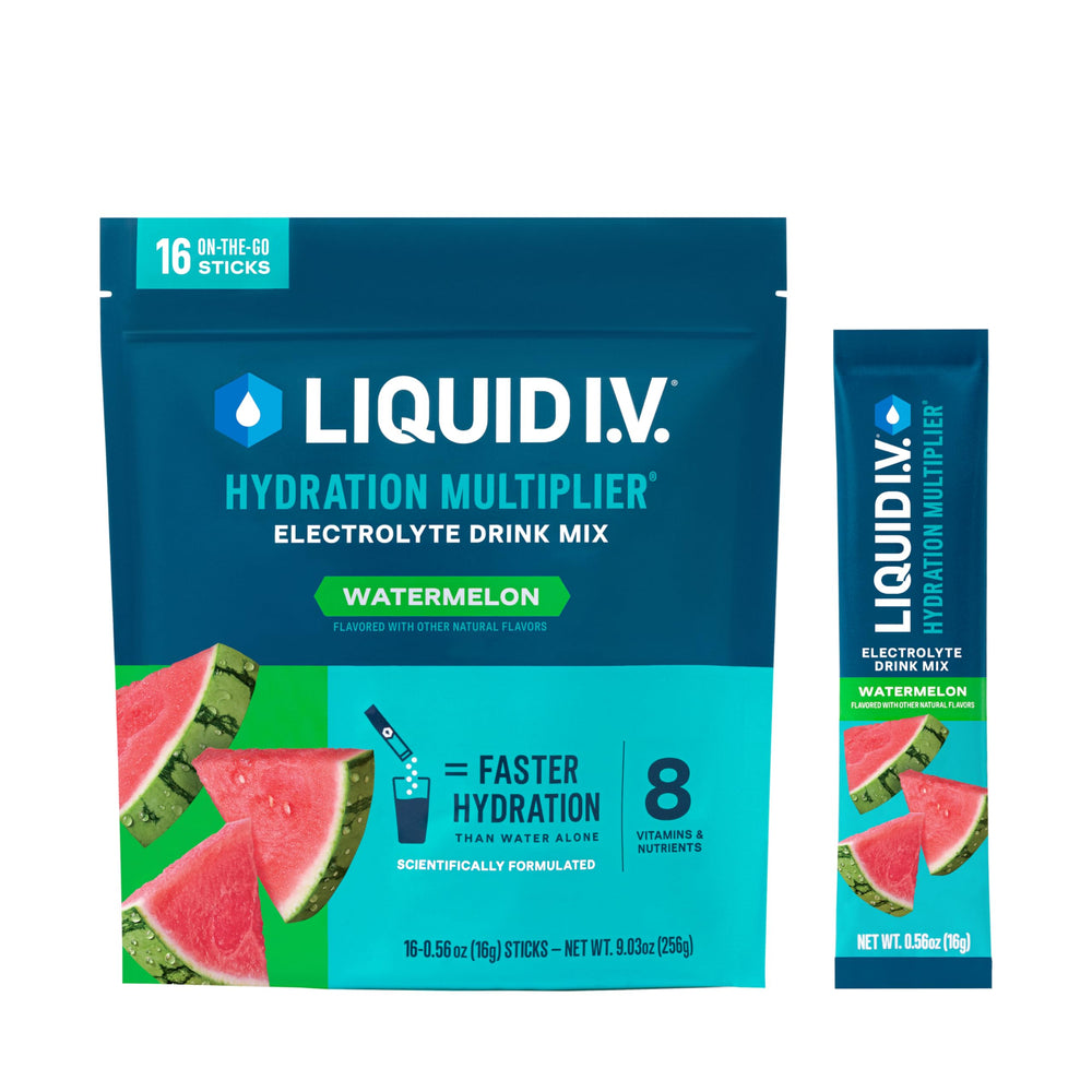 Liquid I.V. Hydration Multiplier Watermelon bottle for on-the-go hydration