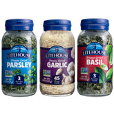Litehouse Freeze-Dried Garlic close-up ready to season sauces and sautés