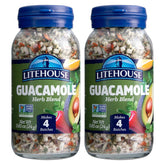 Litehouse Freeze Dried Guacamole Herb Blend jar front, ready for quick, flavorful guacamole.