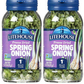 Litehouse Freeze Dried Spring Onion 2-pack packaging for pantry convenience.